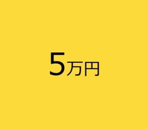 初期費用 5万円から