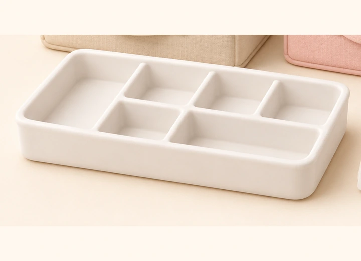 Amazonベーシック アクセサリートレイのクレイ風イメージ