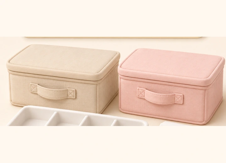 GD POLULASH 30L衣類収納ボックス2個セットのクレイ風イメージ